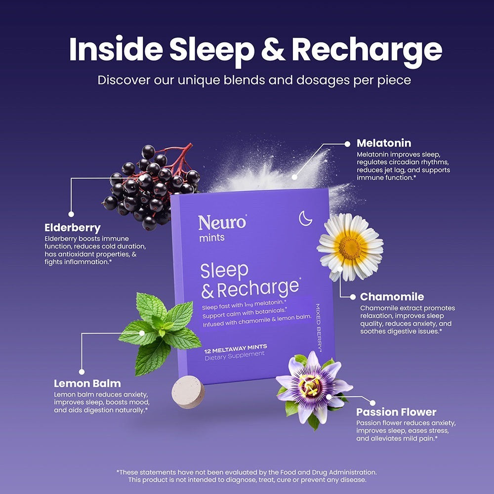 Energy & Focus + Sleep & Recharge