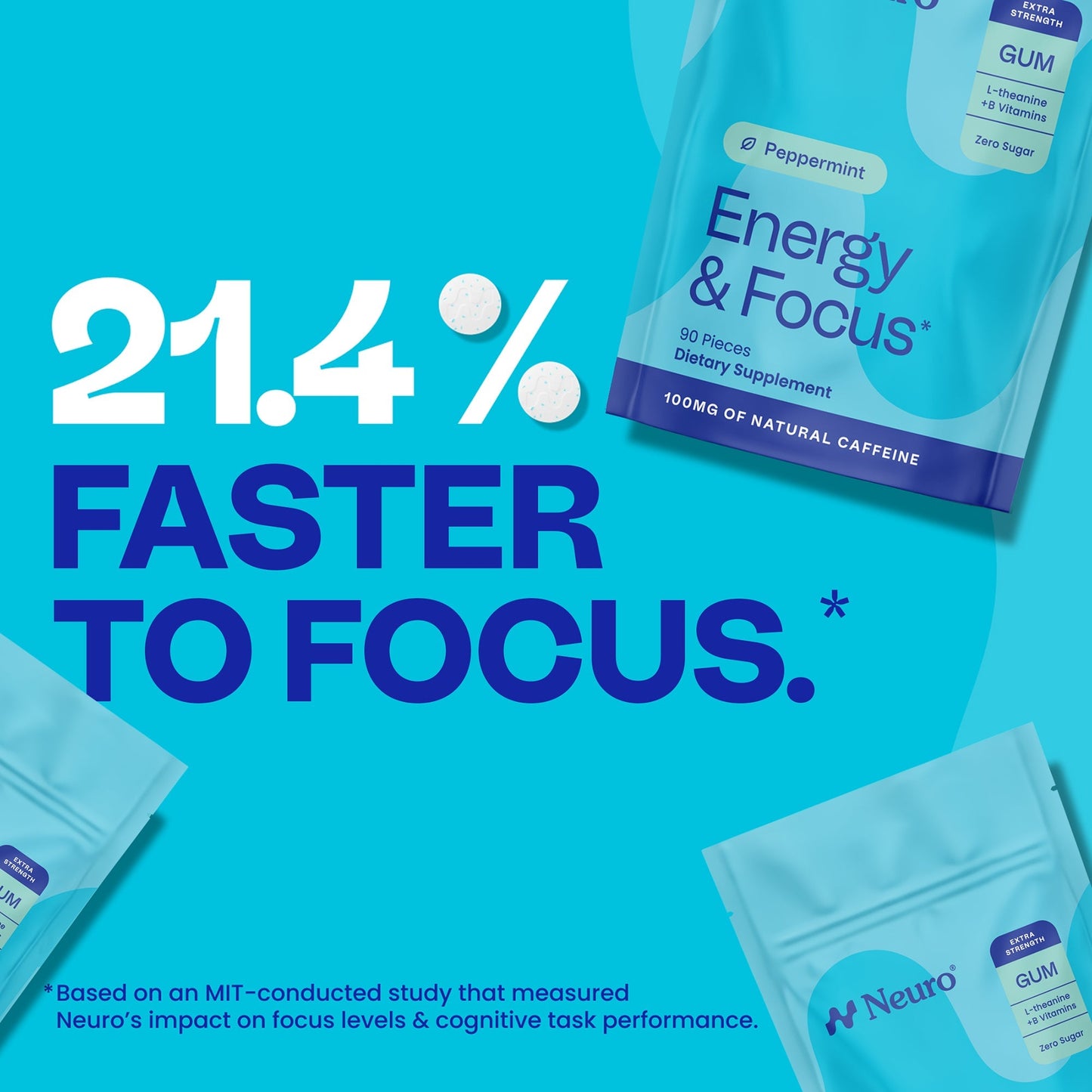 Extra Strength Energy & Focus™ Gum