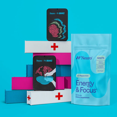 Energy & Focus Mints + Beast Philanthropy tins