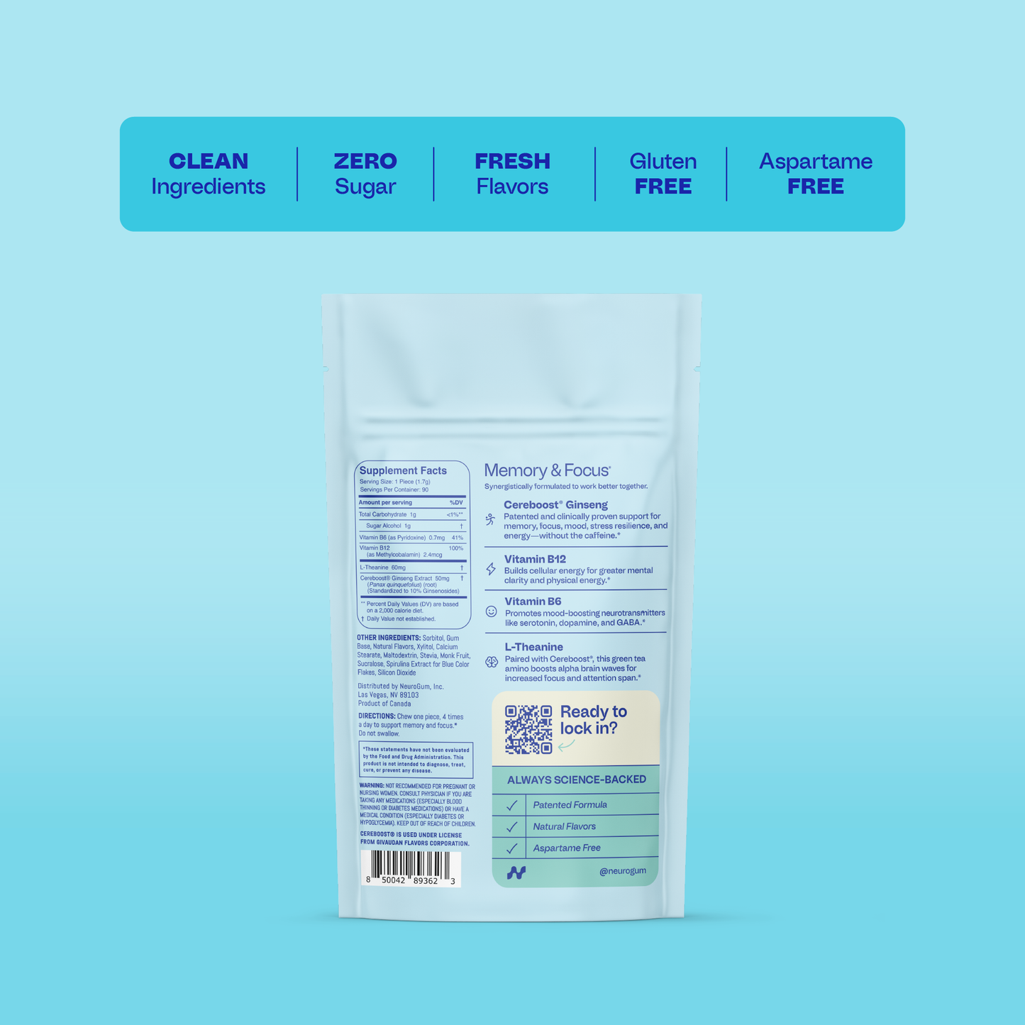 Memory & Focus™ Gum